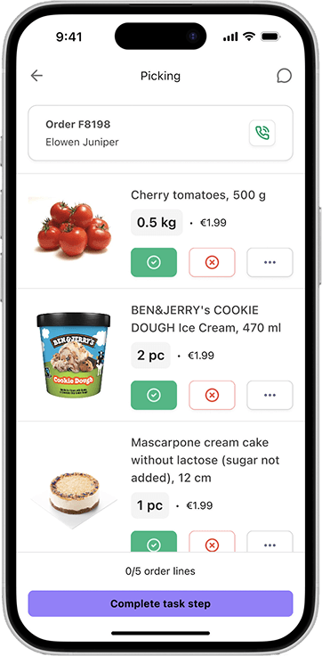 Picking Screen Redesign screenshot 1