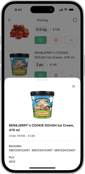 Picking Screen Redesign screenshot 2