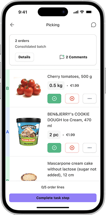 Picking Screen Redesign screenshot 4
